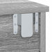 Noptieră 2 pcs Gri Sonoma 40 x 31 x 15 cm Lemn compozit - WALTI WALTI