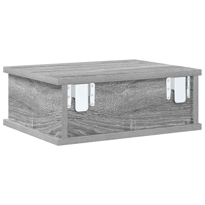 Noptieră 2 pcs Gri Sonoma 40 x 31 x 15 cm Lemn compozit - WALTI WALTI