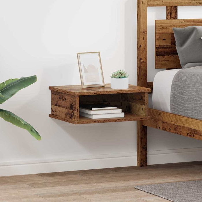 Noptieră 2 pcs Lemn vechi 40 x 31 x 15 cm Lemn compozit - WALTI WALTI