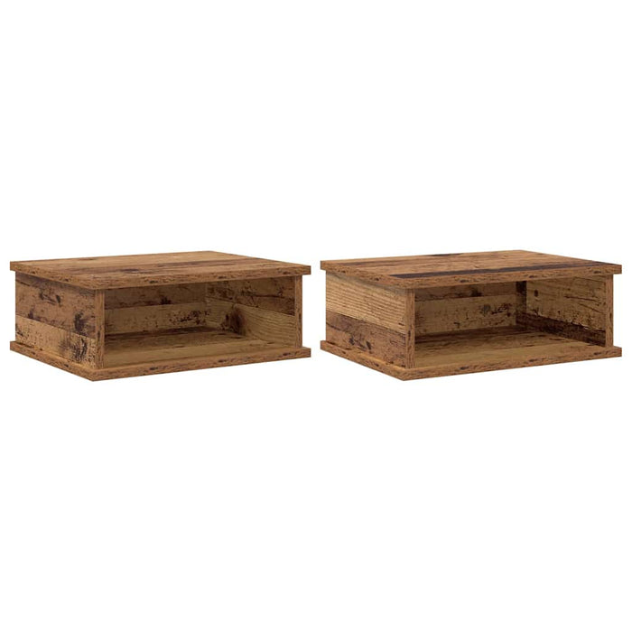 Noptieră 2 pcs Lemn vechi 40 x 31 x 15 cm Lemn compozit - WALTI WALTI