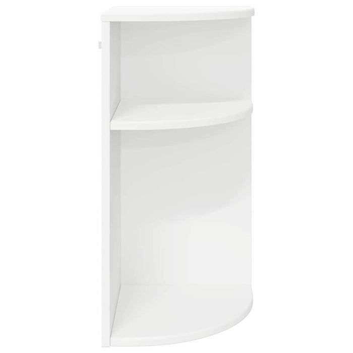 Masă laterală Alb 29,6 x 29,6 x 60 cm Lemn compozit - WALTI WALTI