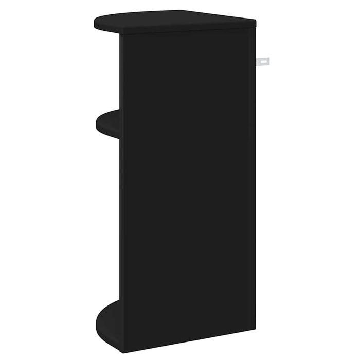 Masă laterală Negru 29,6 x 29,6 x 60 cm Lemn compozit - WALTI WALTI