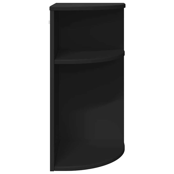 Masă laterală Negru 29,6 x 29,6 x 60 cm Lemn compozit - WALTI WALTI