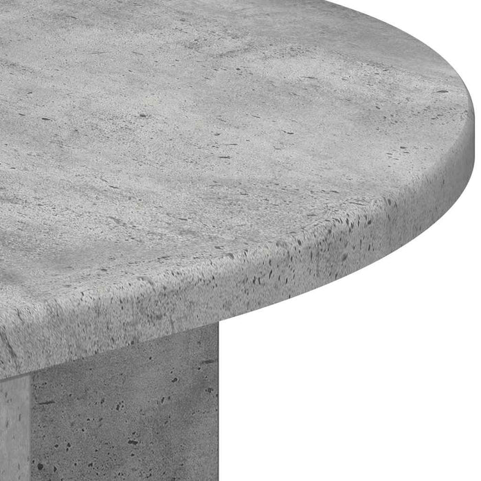 Masă laterală Gri din beton 29,6 x 29,6 x 60 cm Lemn compozit - WALTI WALTI