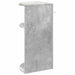 Masă laterală Gri din beton 29,6 x 29,6 x 60 cm Lemn compozit - WALTI WALTI