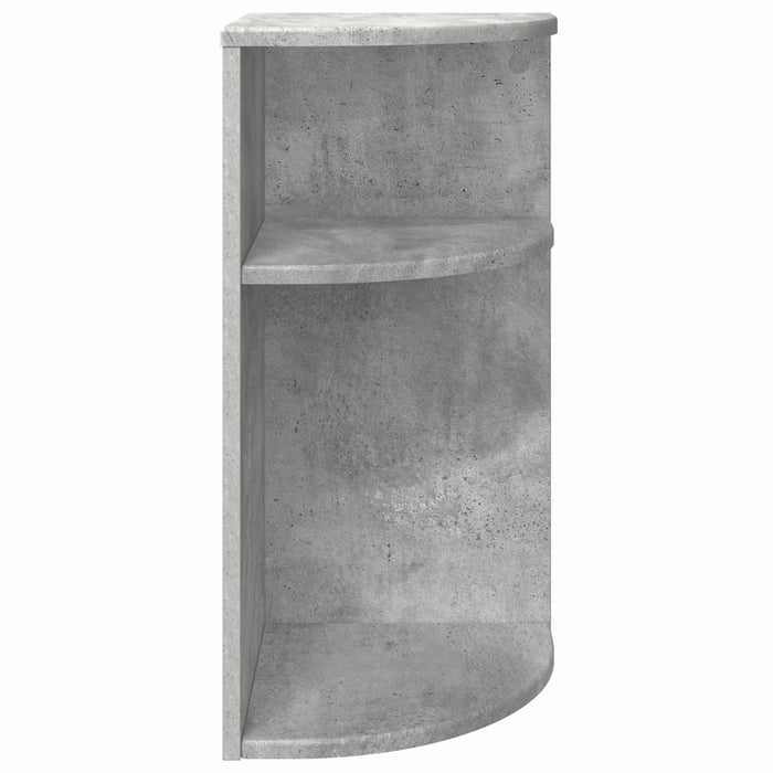 Masă laterală Gri din beton 29,6 x 29,6 x 60 cm Lemn compozit - WALTI WALTI