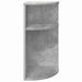 Masă laterală Gri din beton 29,6 x 29,6 x 60 cm Lemn compozit - WALTI WALTI