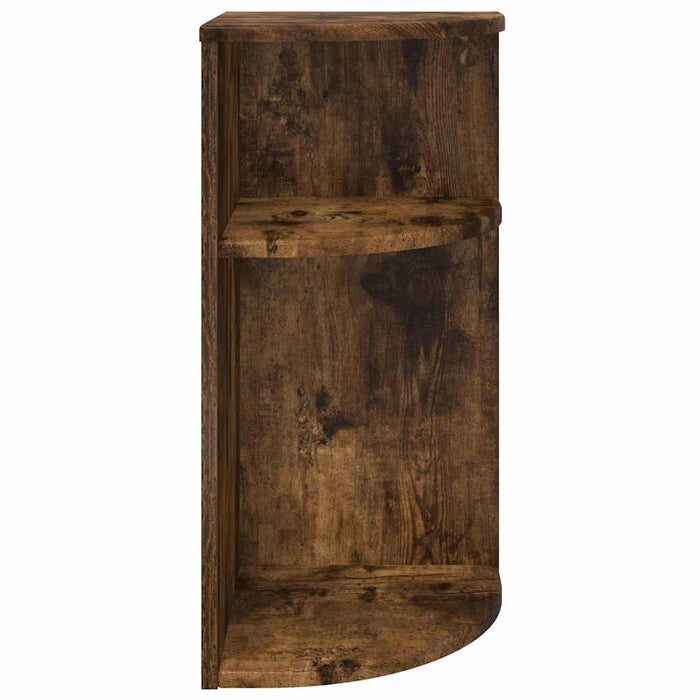 Masă laterală Stejar fumuriu 29,6 x 29,6 x 60 cm Lemn compozit - WALTI WALTI