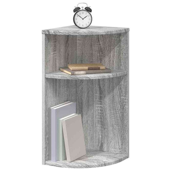 Masă laterală Gri Sonoma 29,6 x 29,6 x 60 cm Lemn compozit - WALTI WALTI