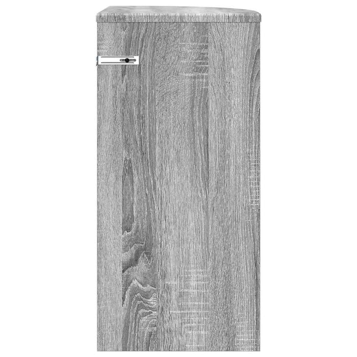 Masă laterală Gri Sonoma 29,6 x 29,6 x 60 cm Lemn compozit - WALTI WALTI