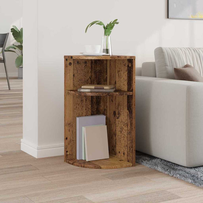 Masă laterală Lemn vechi 29,6 x 29,6 x 60 cm Lemn compozit - WALTI WALTI