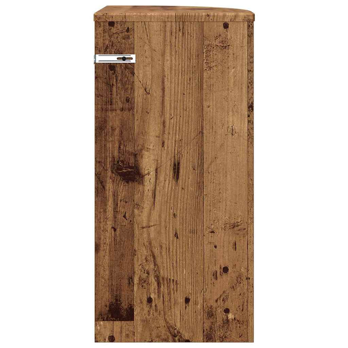 Masă laterală Lemn vechi 29,6 x 29,6 x 60 cm Lemn compozit - WALTI WALTI