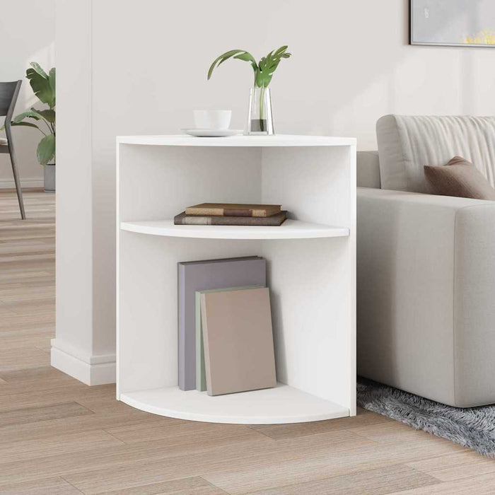 Masă laterală Alb 39,7 x 39,7 x 60 cm Lemn compozit - WALTI WALTI