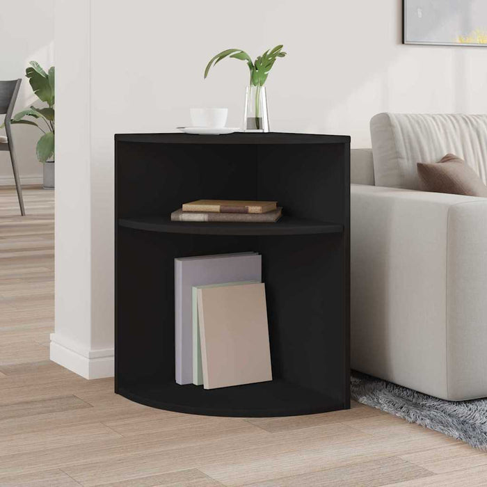 Masă laterală Negru 39,7 x 39,7 x 60 cm Lemn compozit - WALTI WALTI