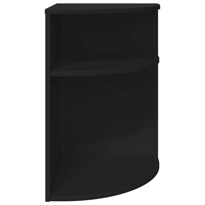 Masă laterală Negru 39,7 x 39,7 x 60 cm Lemn compozit - WALTI WALTI