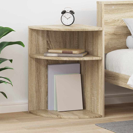 Masă laterală Stejar Sonoma 39,7 x 39,7 x 60 cm Lemn compozit - WALTI WALTI