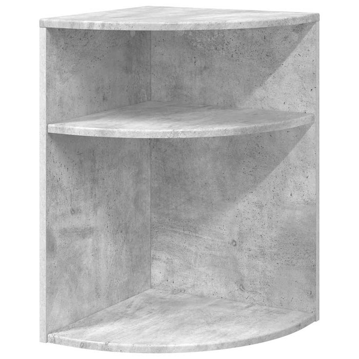 Masă laterală Gri din beton 39,7 x 39,7 x 60 cm Lemn compozit - WALTI WALTI