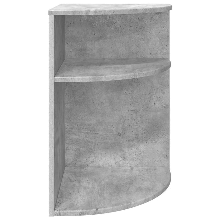 Masă laterală Gri din beton 39,7 x 39,7 x 60 cm Lemn compozit - WALTI WALTI