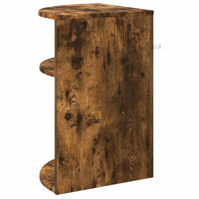 Masă laterală Stejar fumuriu 39,7 x 39,7 x 60 cm Lemn compozit - WALTI WALTI