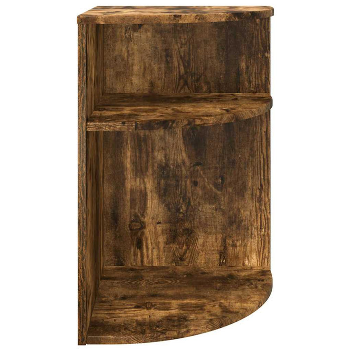 Masă laterală Stejar fumuriu 39,7 x 39,7 x 60 cm Lemn compozit - WALTI WALTI