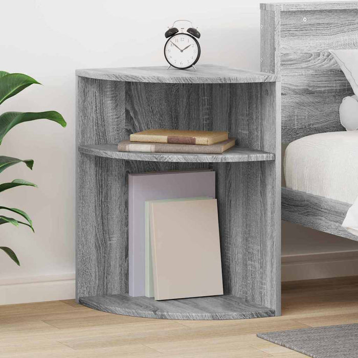 Masă laterală Gri Sonoma 39,7 x 39,7 x 60 cm Lemn compozit - WALTI WALTI