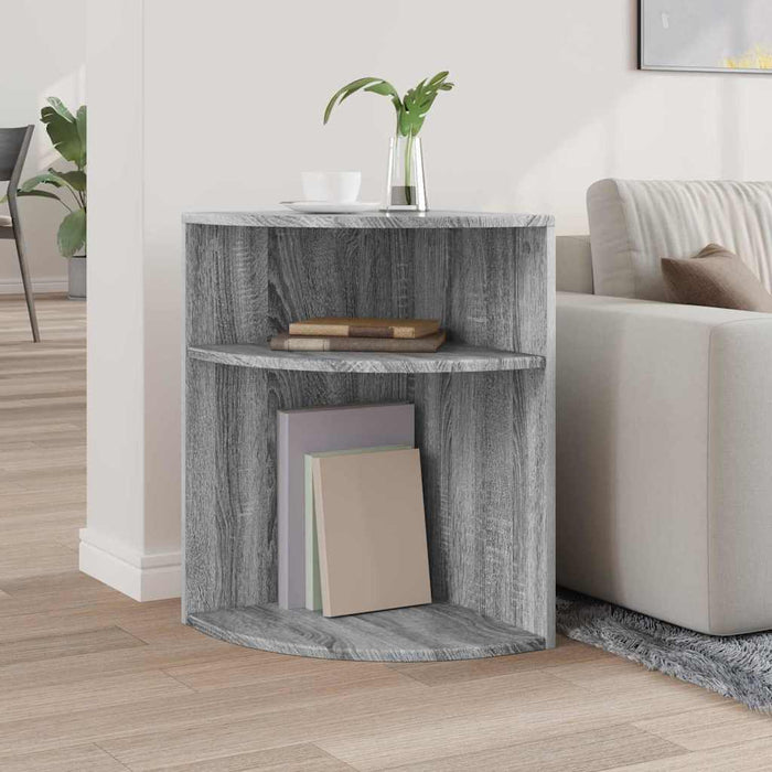 Masă laterală Gri Sonoma 39,7 x 39,7 x 60 cm Lemn compozit - WALTI WALTI