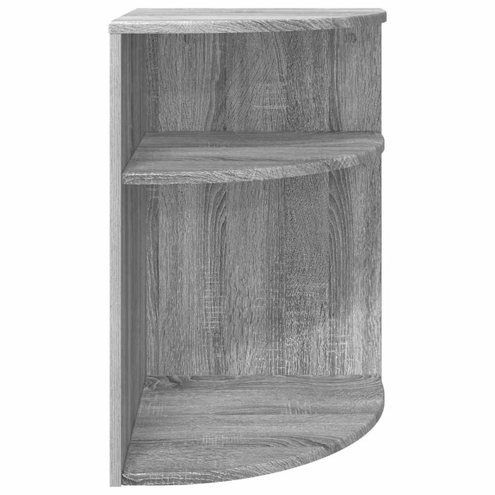 Masă laterală Gri Sonoma 39,7 x 39,7 x 60 cm Lemn compozit - WALTI WALTI