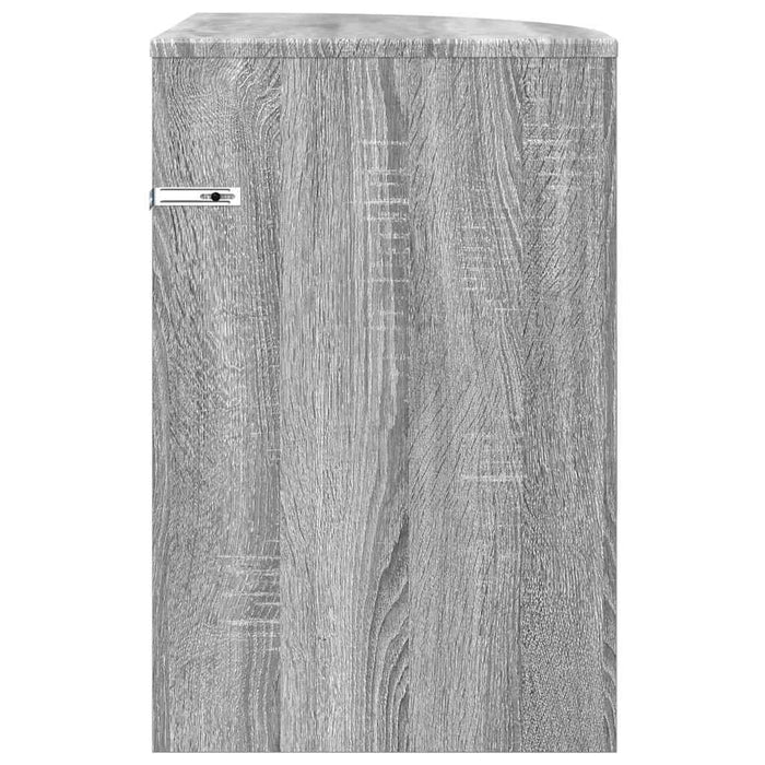 Masă laterală Gri Sonoma 39,7 x 39,7 x 60 cm Lemn compozit - WALTI WALTI