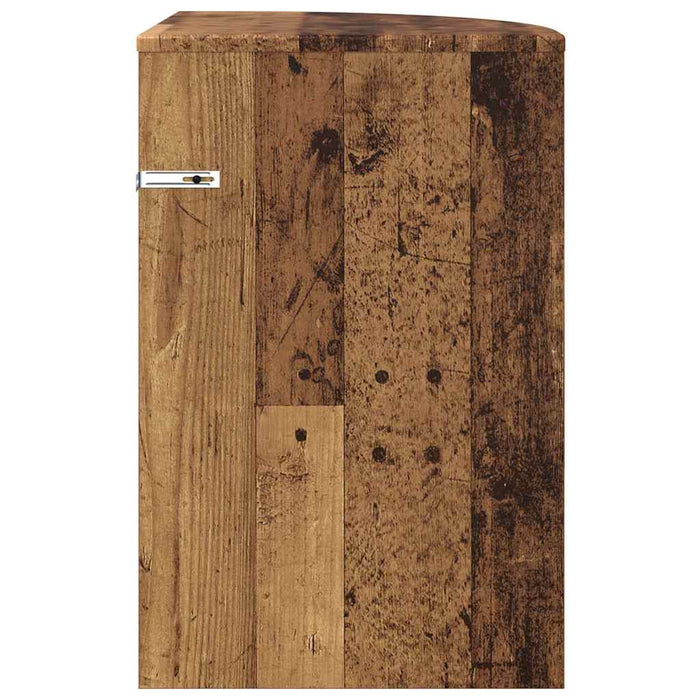 Masă laterală Lemn vechi 39,7 x 39,7 x 60 cm Lemn compozit - WALTI WALTI