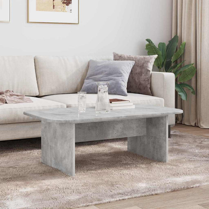Masă de cafea Gri din beton 93 x 53 x 33 cm Lemn compozit - WALTI WALTI