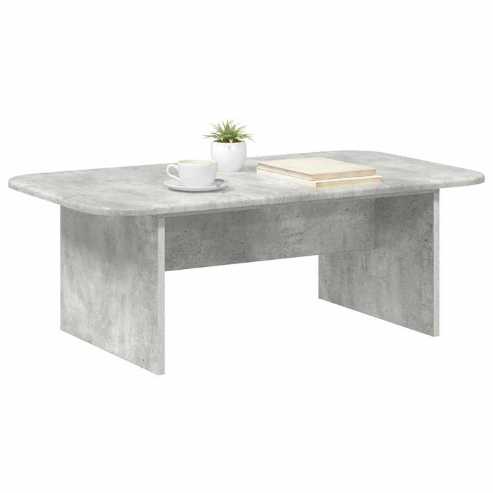 Masă de cafea Gri din beton 93 x 53 x 33 cm Lemn compozit - WALTI WALTI