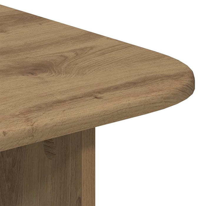 Masă de cafea Stejar Artizanal 93 x 53 x 33 cm Lemn compozit - WALTI WALTI
