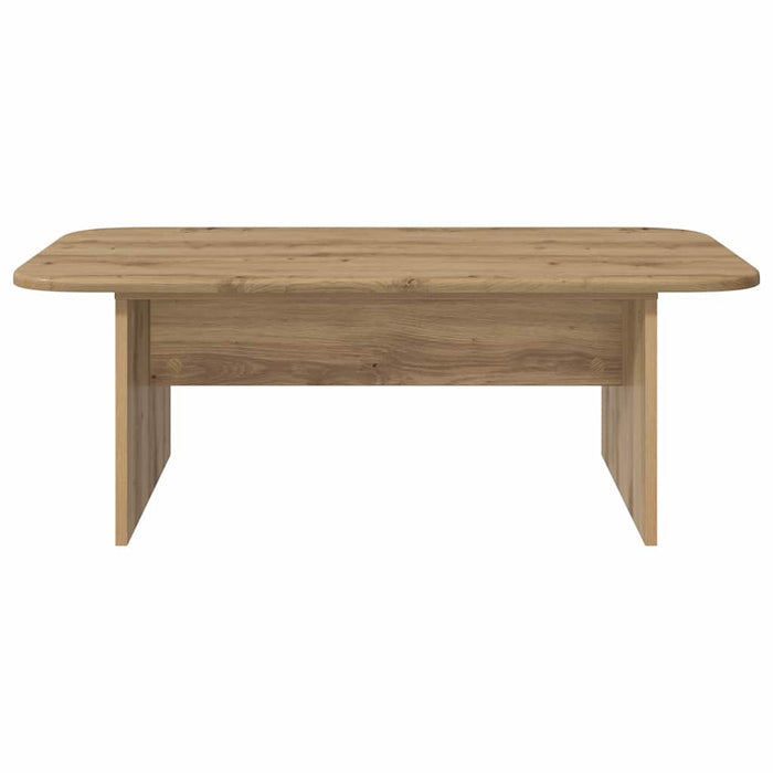 Masă de cafea Stejar Artizanal 93 x 53 x 33 cm Lemn compozit - WALTI WALTI