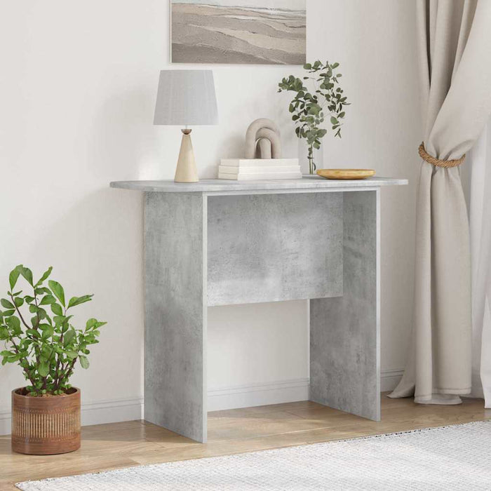 Masă de consolă Gri din beton 93 x 40 x 75 cm Lemn compozit - WALTI WALTI