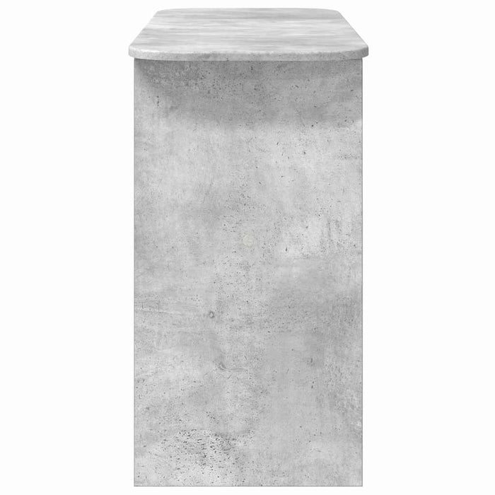 Masă de consolă Gri din beton 93 x 40 x 75 cm Lemn compozit - WALTI WALTI