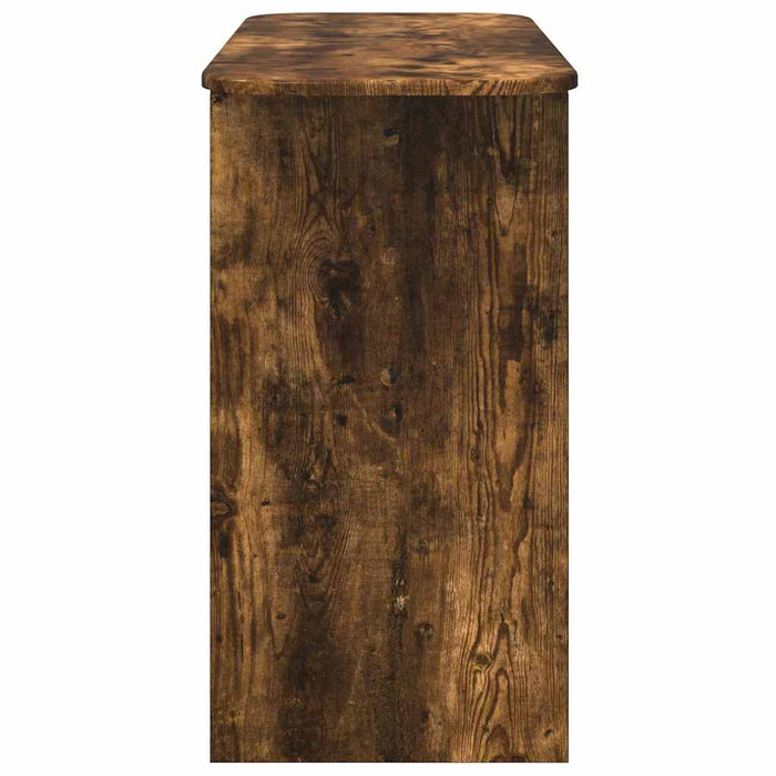 Masă de consolă Stejar fumuriu 93 x 40 x 75 cm Lemn compozit - WALTI WALTI