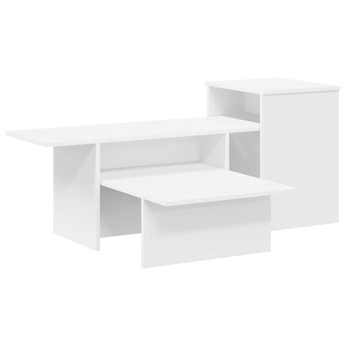 Masă de consolă Alb 80 x 50 x 225 cm Lemn compozit - WALTI WALTI