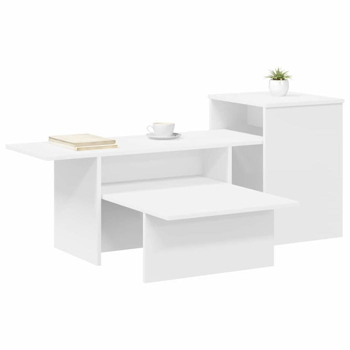 Masă de consolă Alb 80 x 50 x 225 cm Lemn compozit - WALTI WALTI