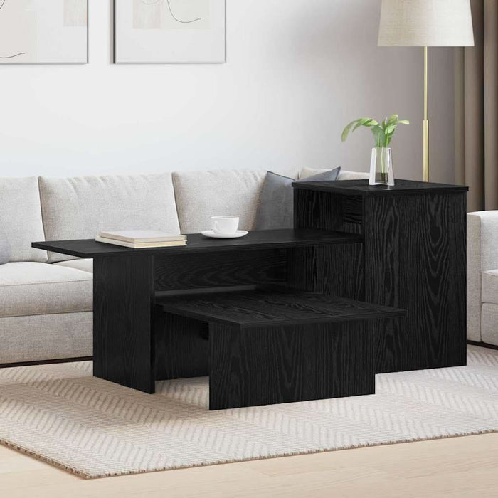 Masă de consolă Stejar Negru 80 x 50 x 225 cm Lemn compozit - WALTI WALTI