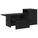 Masă de consolă Stejar Negru 80 x 50 x 225 cm Lemn compozit - WALTI WALTI