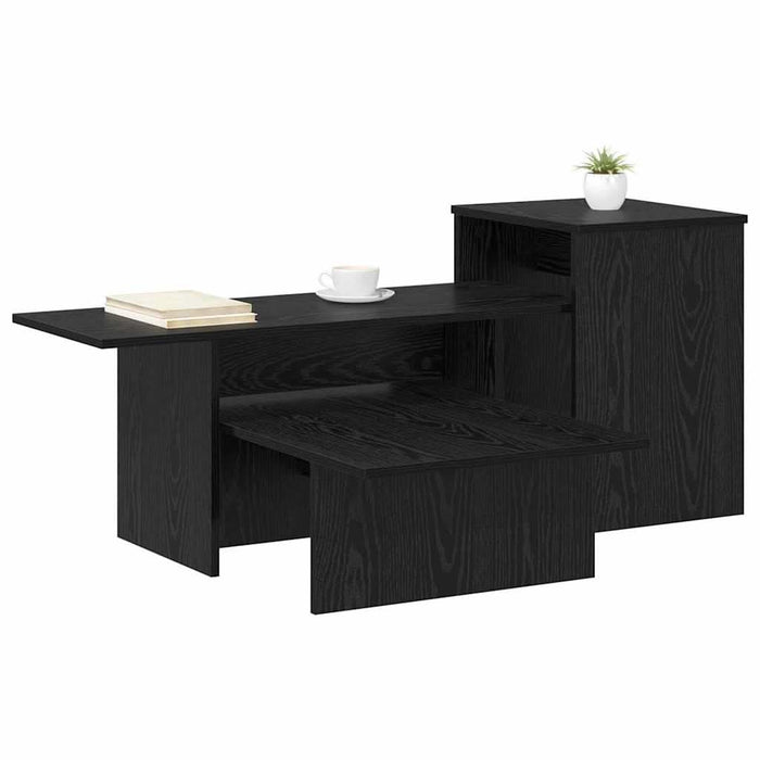 Masă de consolă Stejar Negru 80 x 50 x 225 cm Lemn compozit - WALTI WALTI