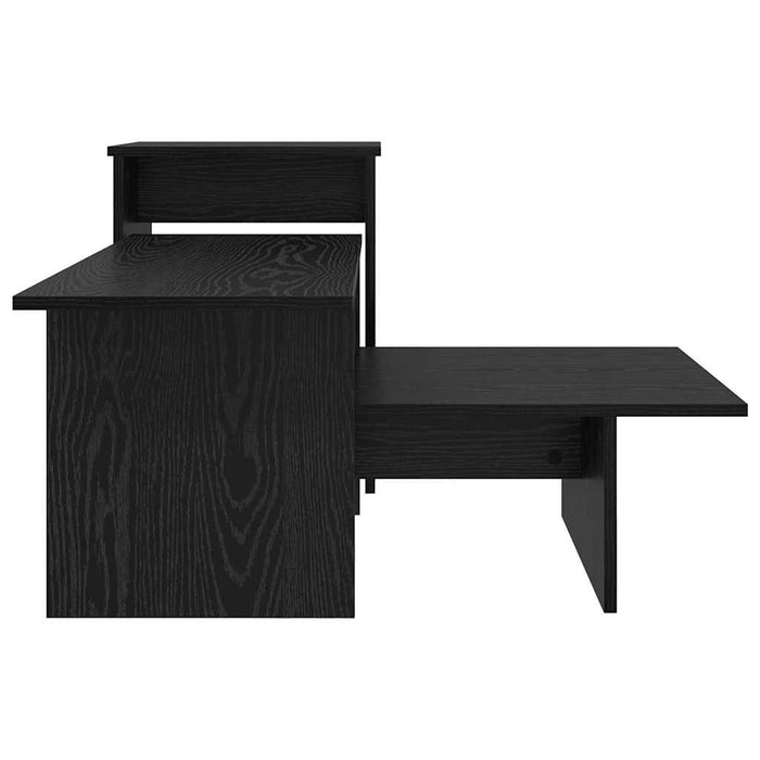 Masă de consolă Stejar Negru 80 x 50 x 225 cm Lemn compozit - WALTI WALTI