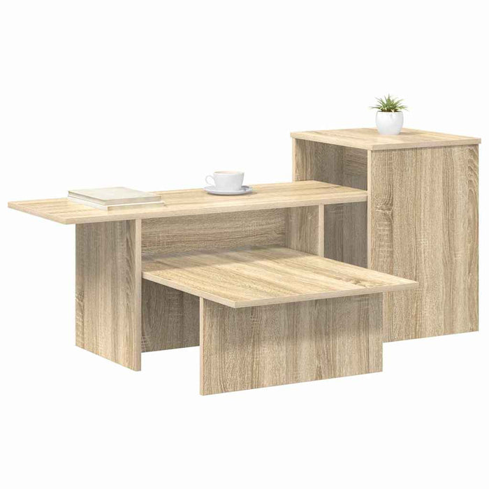 Masă de consolă Stejar Sonoma 80 x 50 x 225 cm Lemn compozit - WALTI WALTI
