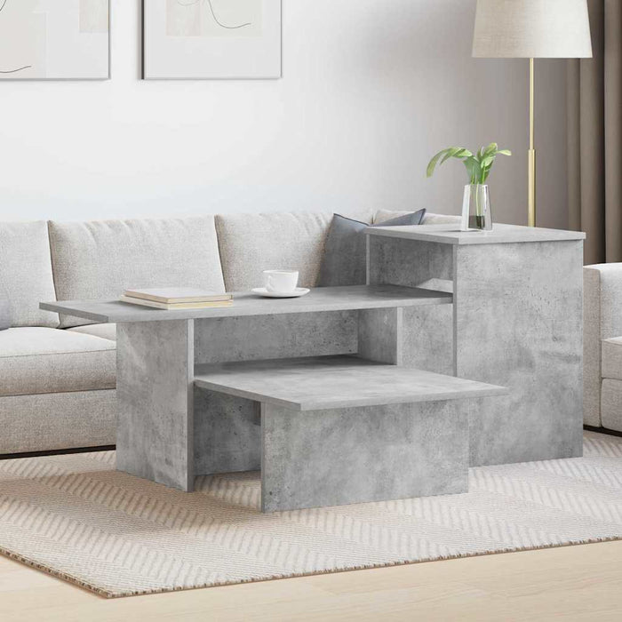 Masă de consolă Gri din beton 80 x 50 x 225 cm Lemn compozit - WALTI WALTI