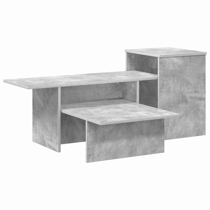 Masă de consolă Gri din beton 80 x 50 x 225 cm Lemn compozit - WALTI WALTI