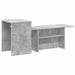 Masă de consolă Gri din beton 80 x 50 x 225 cm Lemn compozit - WALTI WALTI