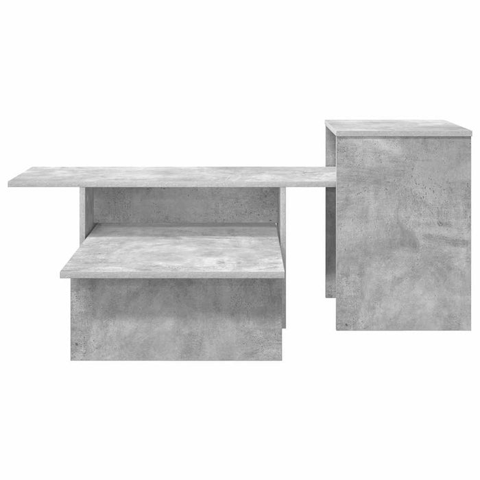 Masă de consolă Gri din beton 80 x 50 x 225 cm Lemn compozit - WALTI WALTI