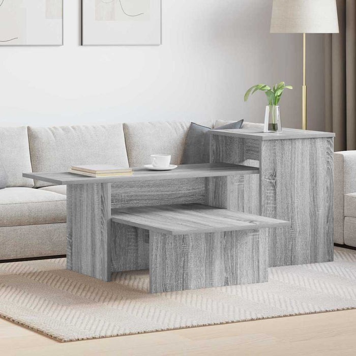 Masă de consolă Gri Sonoma 80 x 50 x 225 cm Lemn compozit - WALTI WALTI