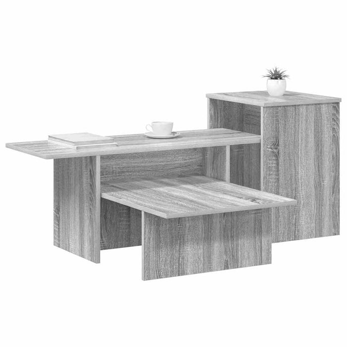 Masă de consolă Gri Sonoma 80 x 50 x 225 cm Lemn compozit - WALTI WALTI