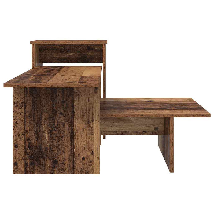 Masă de consolă Lemn vechi 80 x 50 x 225 cm Lemn compozit - WALTI WALTI
